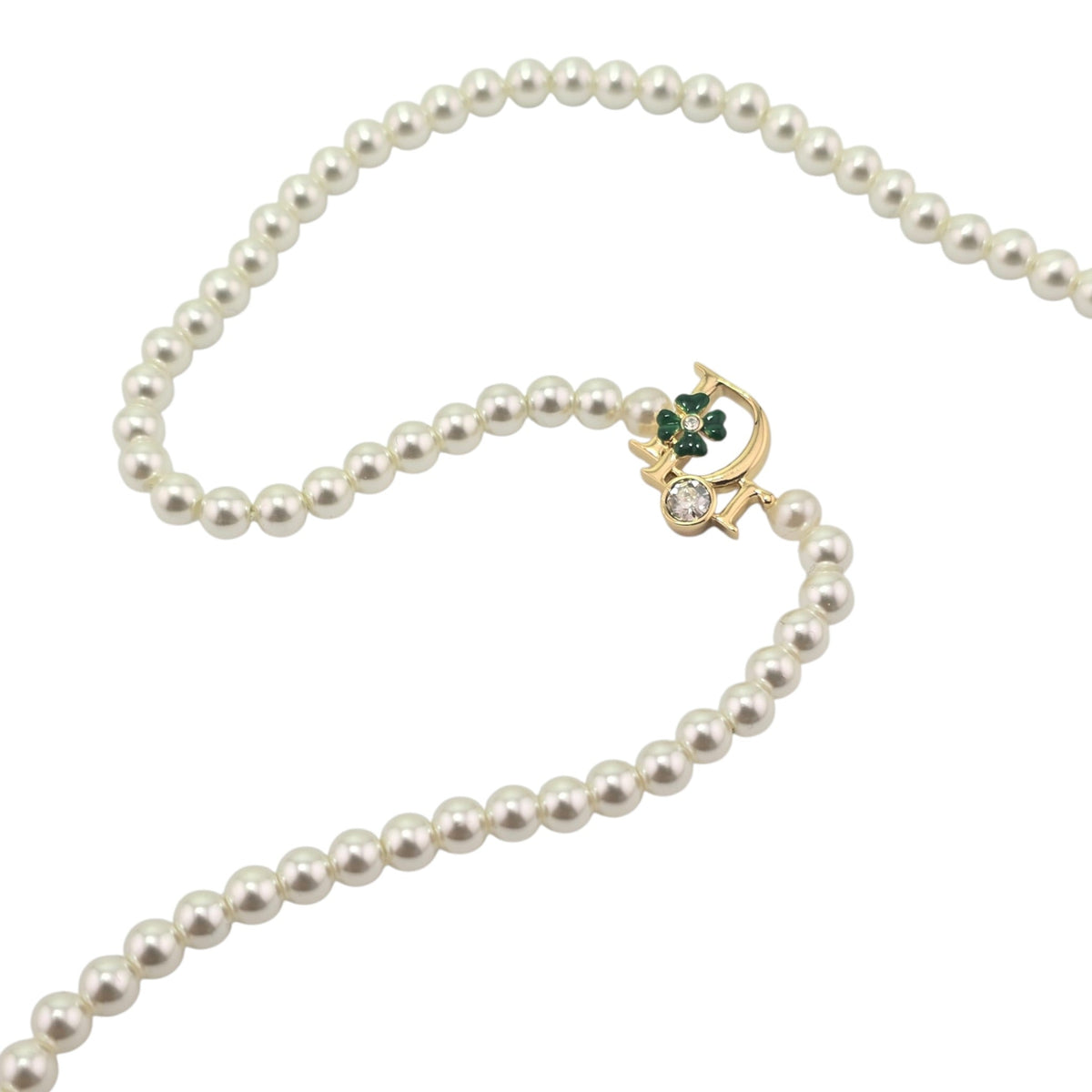 Christian Dior Precious Clover Pearl Necklace DIOR