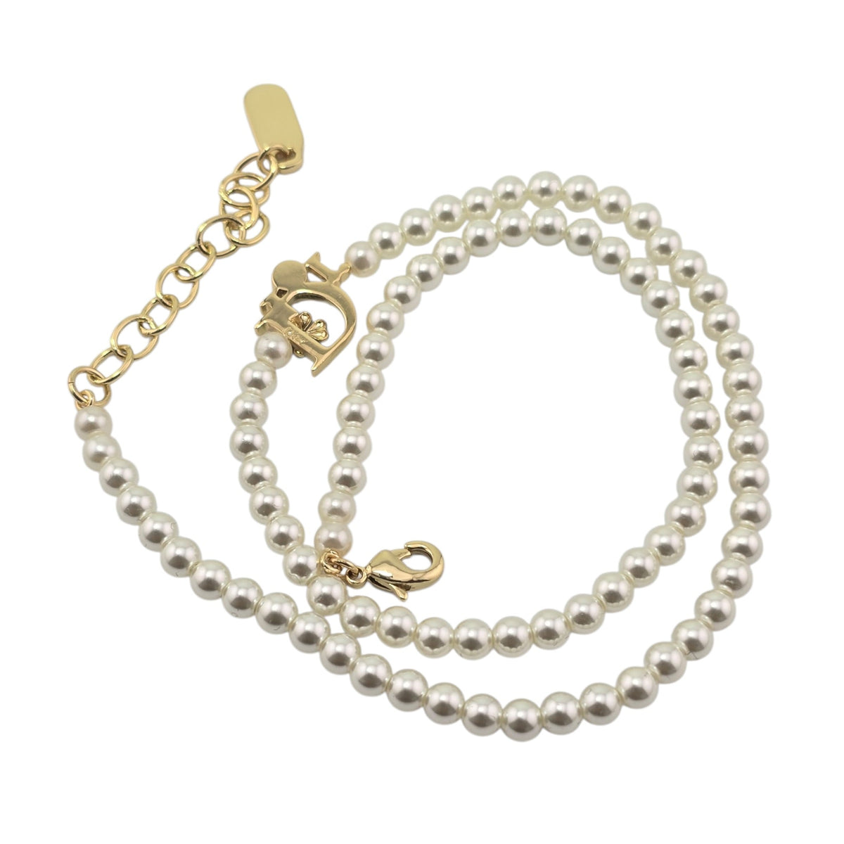 Christian Dior Precious Clover Pearl Necklace DIOR