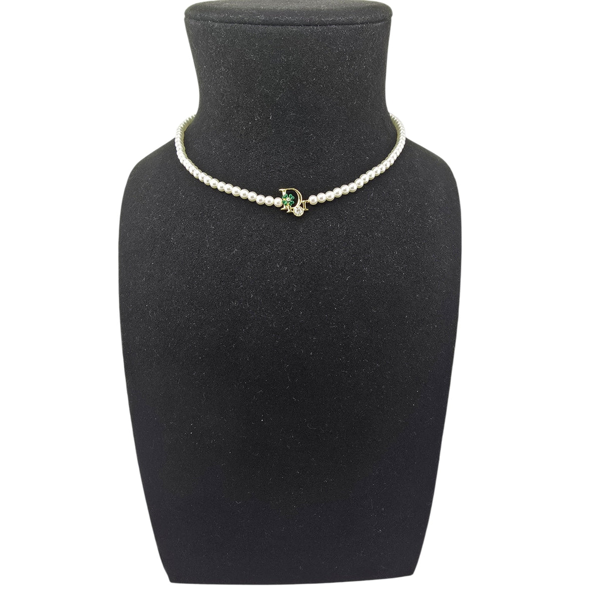 Christian Dior Precious Clover Pearl Necklace DIOR