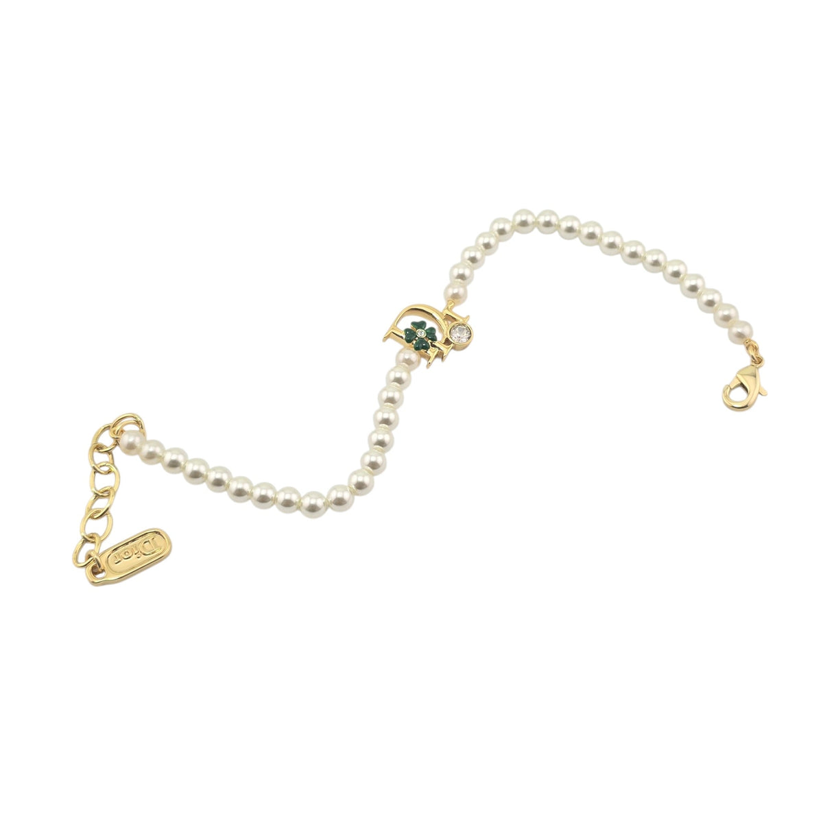 Christian Dior Precious Clover Pearl Bracelet DIOR
