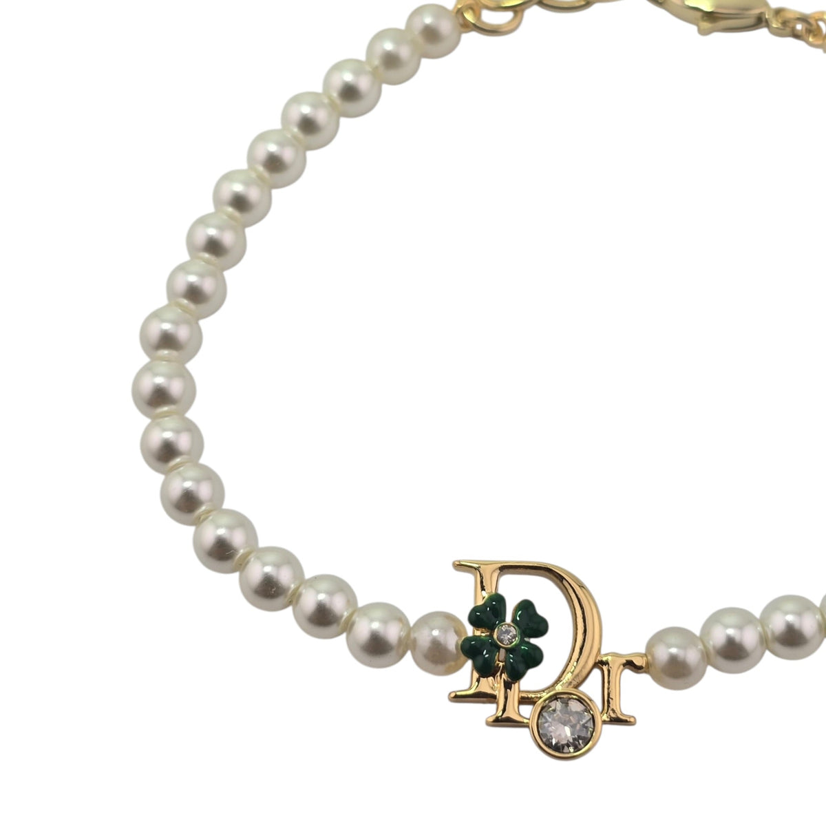 Christian Dior Precious Clover Pearl Bracelet DIOR