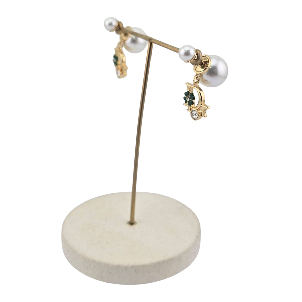 Christian Dior Precious Clover Pearl Tribales Earrings DIOR