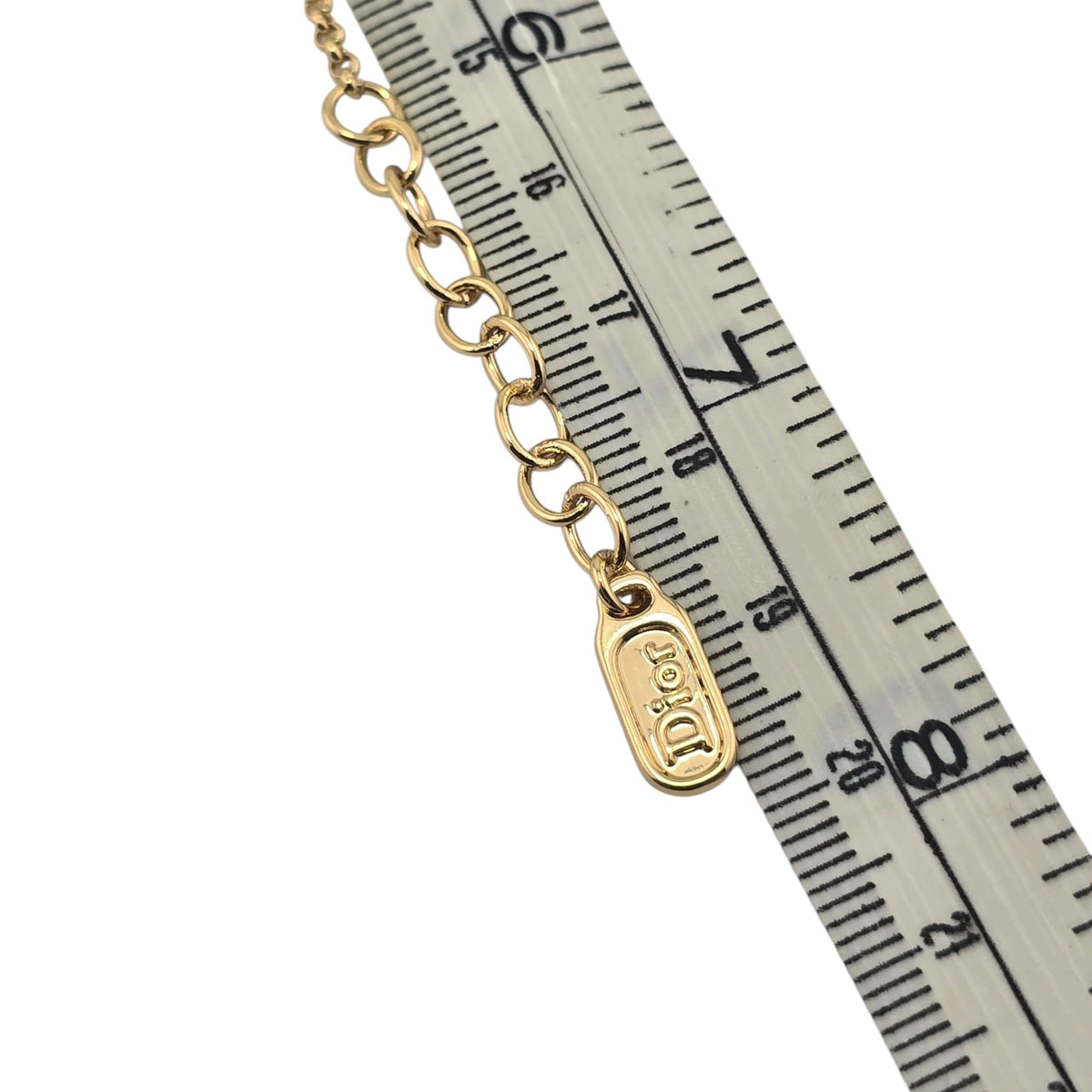 Christian Dior Precious Clover Gold Green Bracelet DIOR