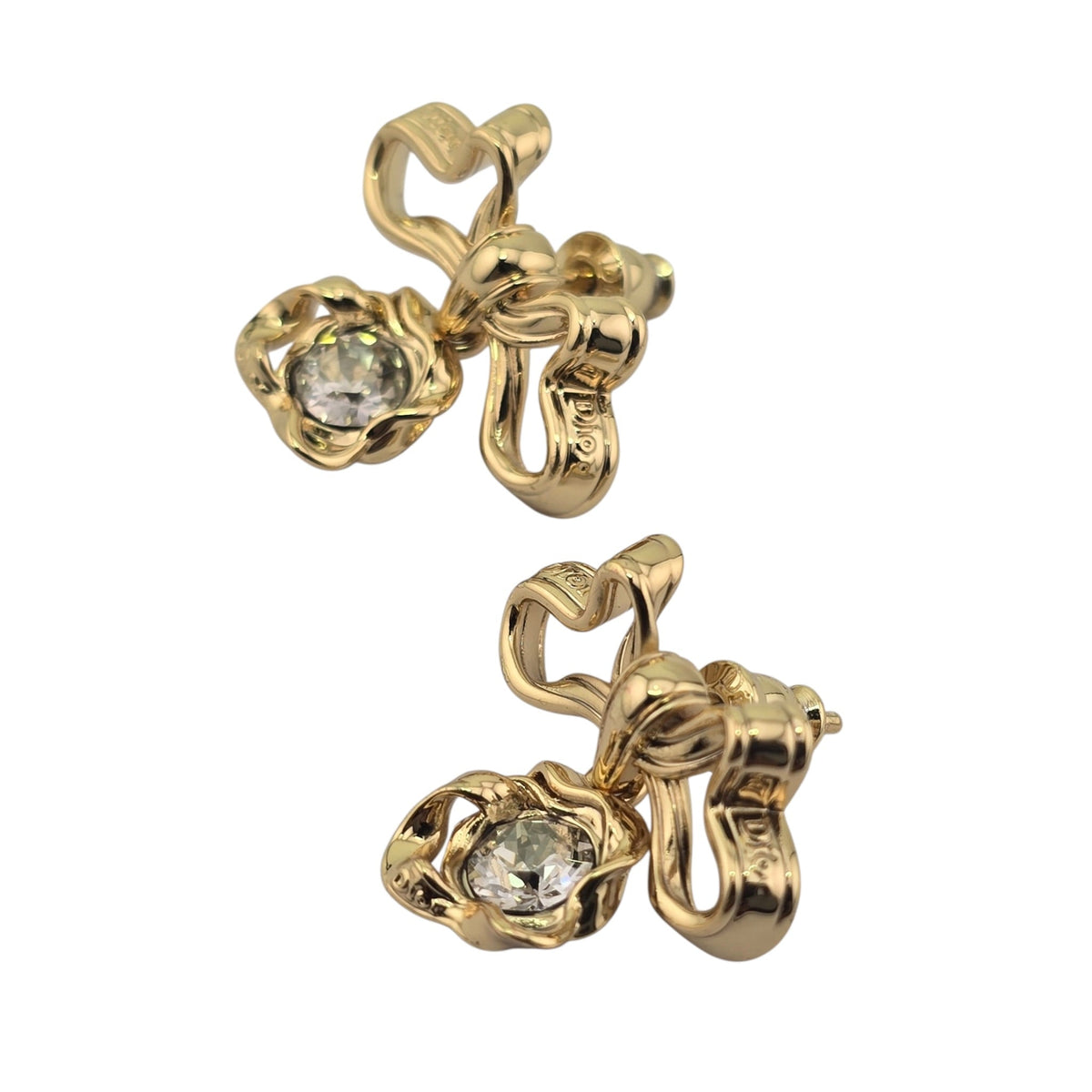 Christian Dior Twisted Bow Earrings DIOR