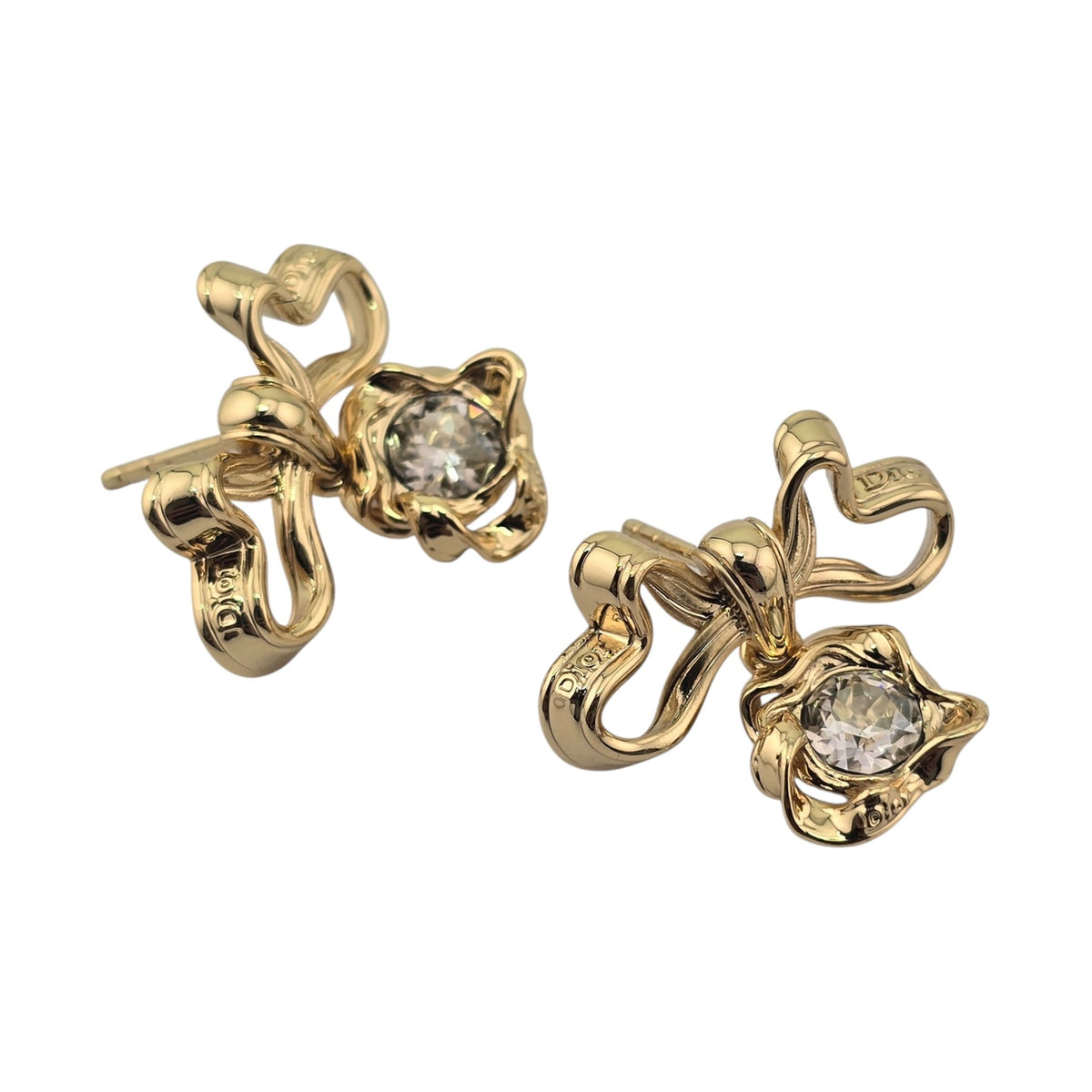 Christian Dior Twisted Bow Earrings DIOR