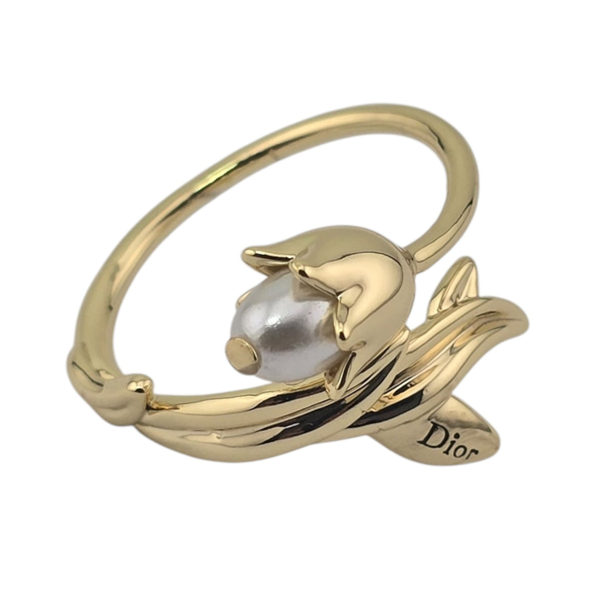 Christian Dior Lily Gold Ring DIOR