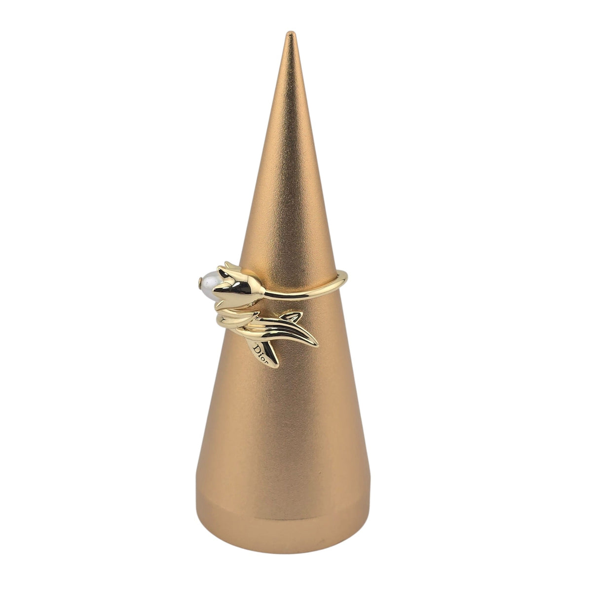 Christian Dior Lily Gold Ring DIOR