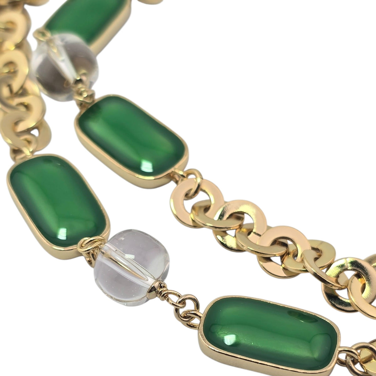 Chanel CC Faux Pearl Gold Long Necklace 2026 CHANEL