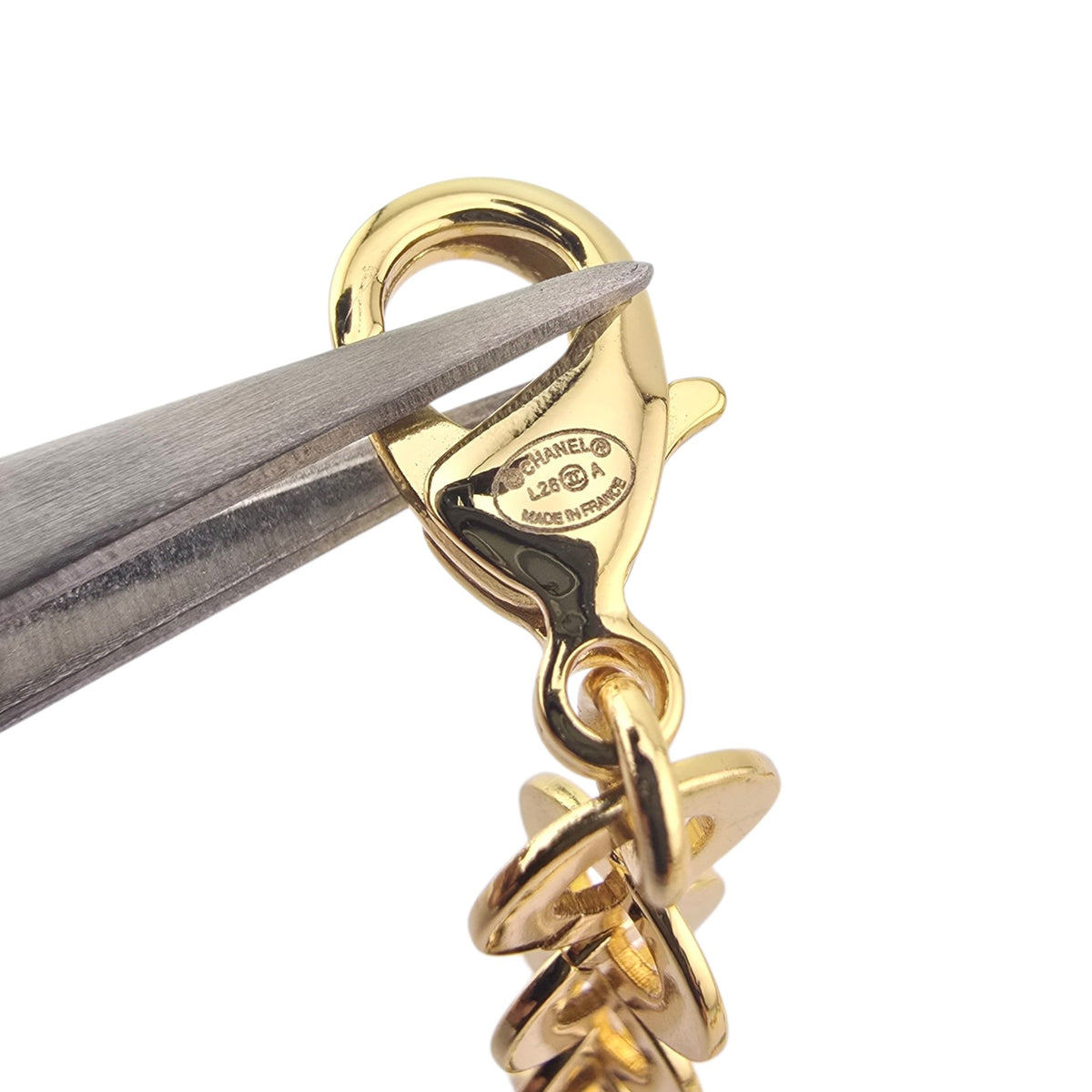 Chanel CC Faux Pearl Gold Long Necklace 2026 CHANEL