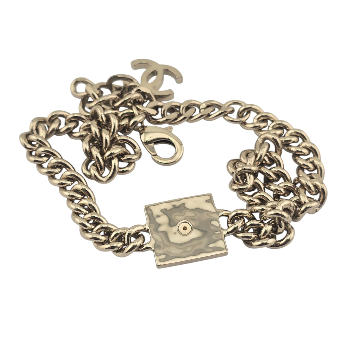 Chanel CC Pendant Gold Choker 2023 CHANEL