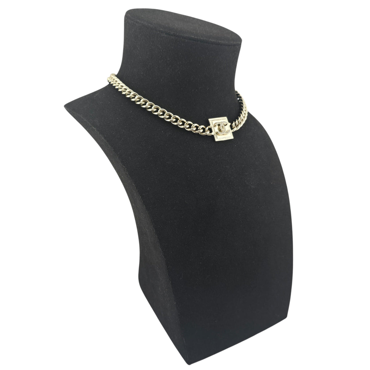 Chanel CC Pendant Gold Choker 2023 CHANEL