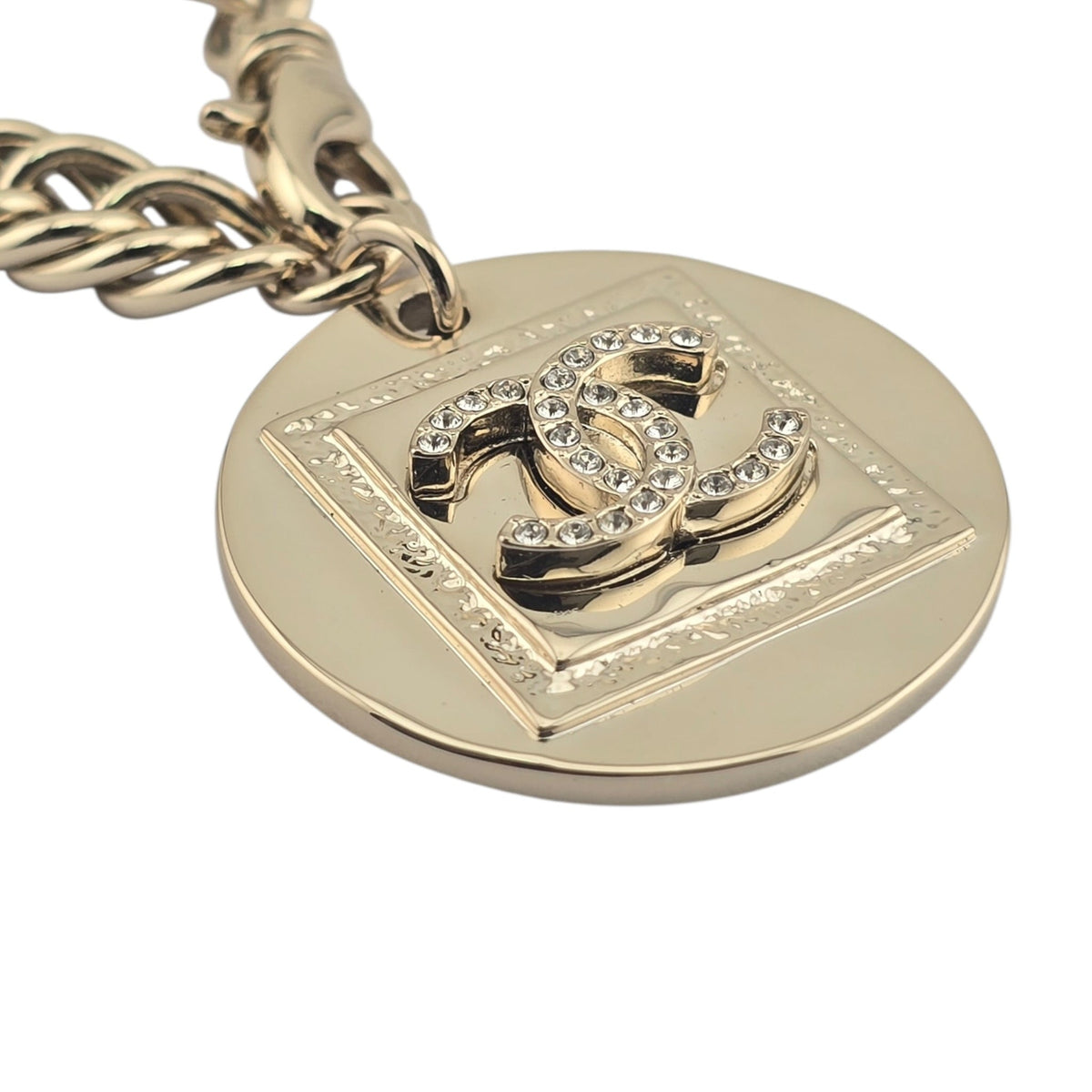 Chanel CC Pendant Gold Bracelet 2023 CHANEL