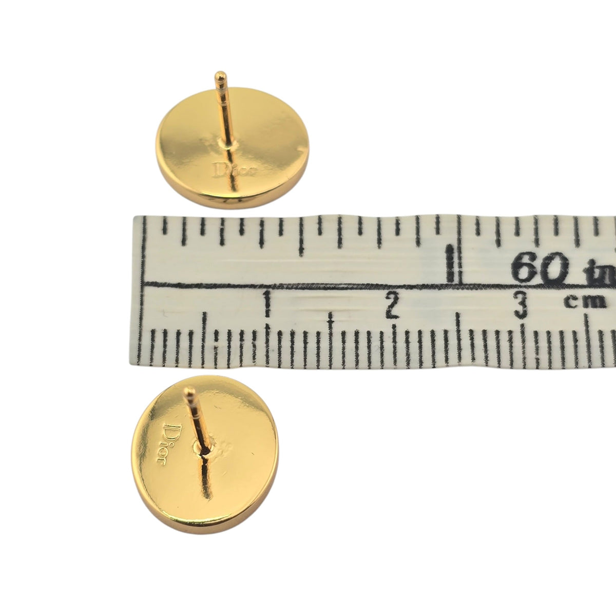 Christian Dior Core Gold White Earrings CHANEL