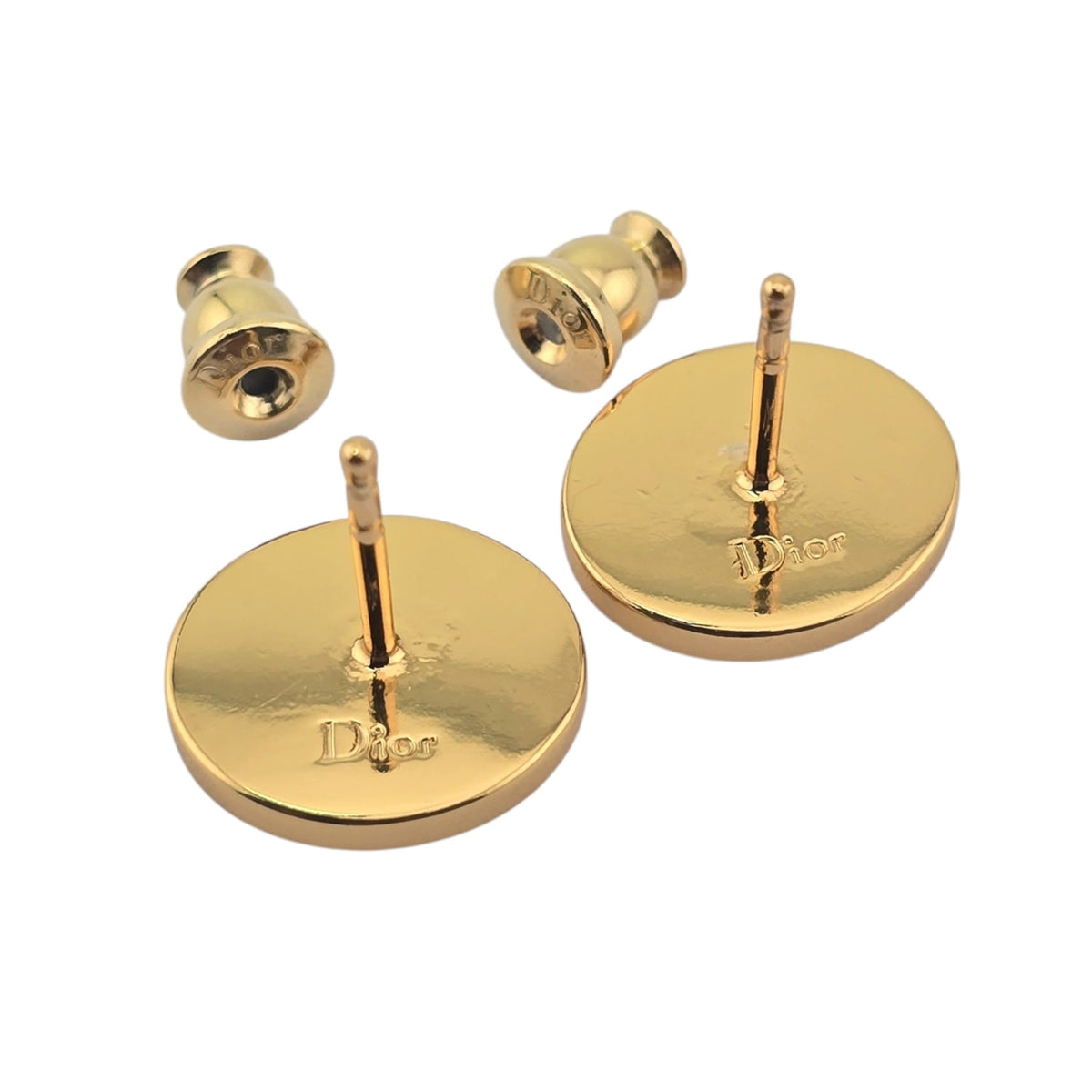 Christian Dior Core Gold Pink Earrings CHANEL