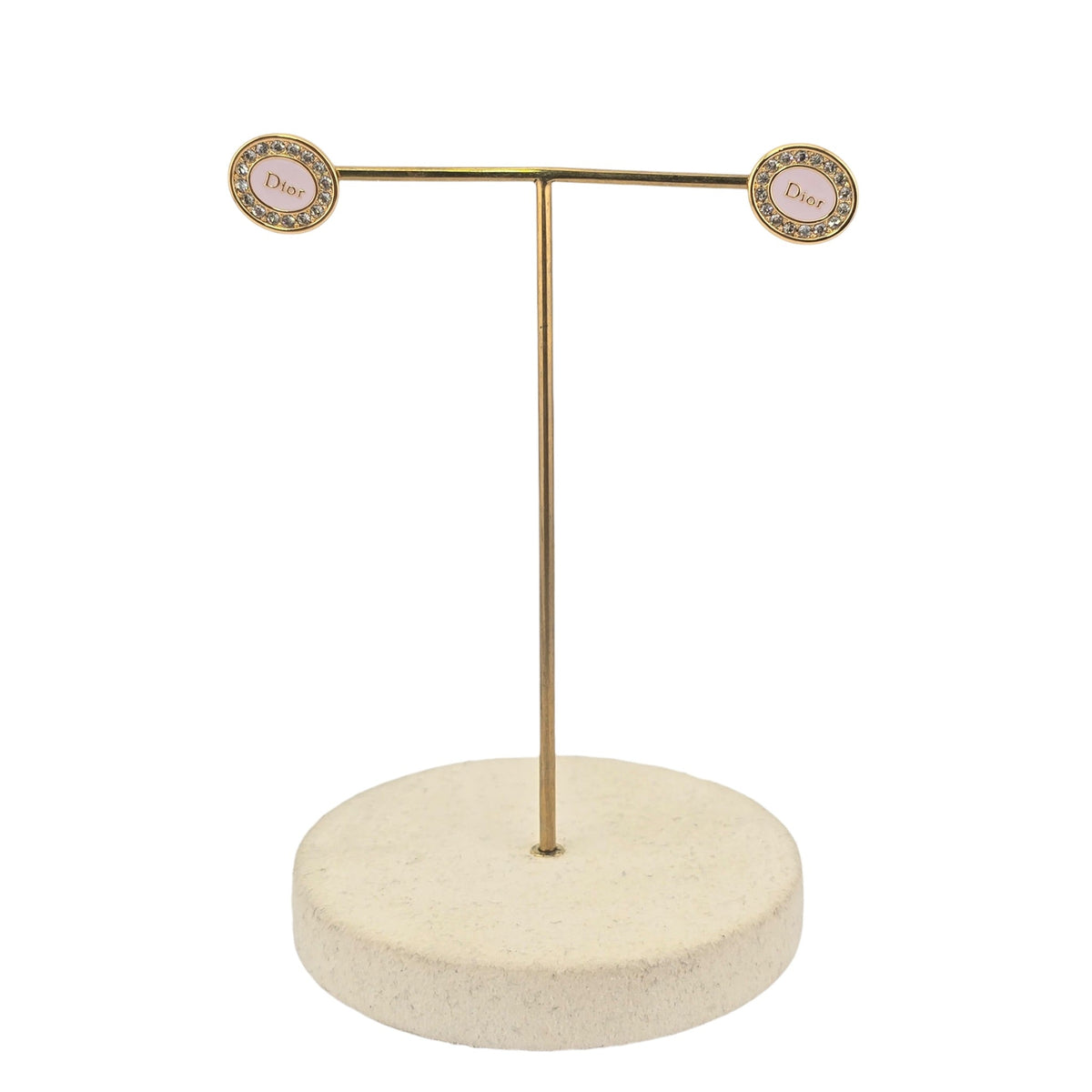 Christian Dior Core Gold Pink Earrings CHANEL