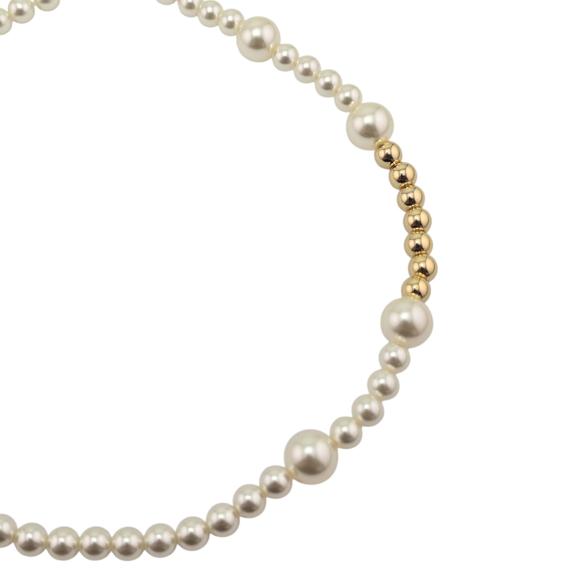 Chanel CC Faux Pearl Gold Necklace FW 2026 CHANEL