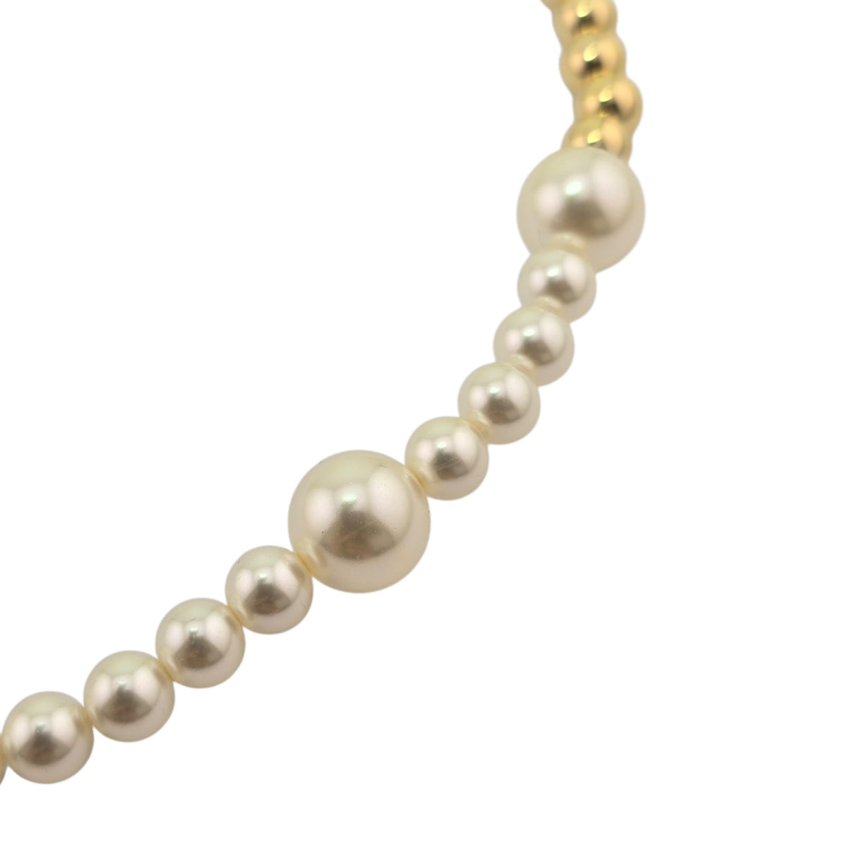 Chanel CC Faux Pearl Gold Necklace FW 2026 CHANEL