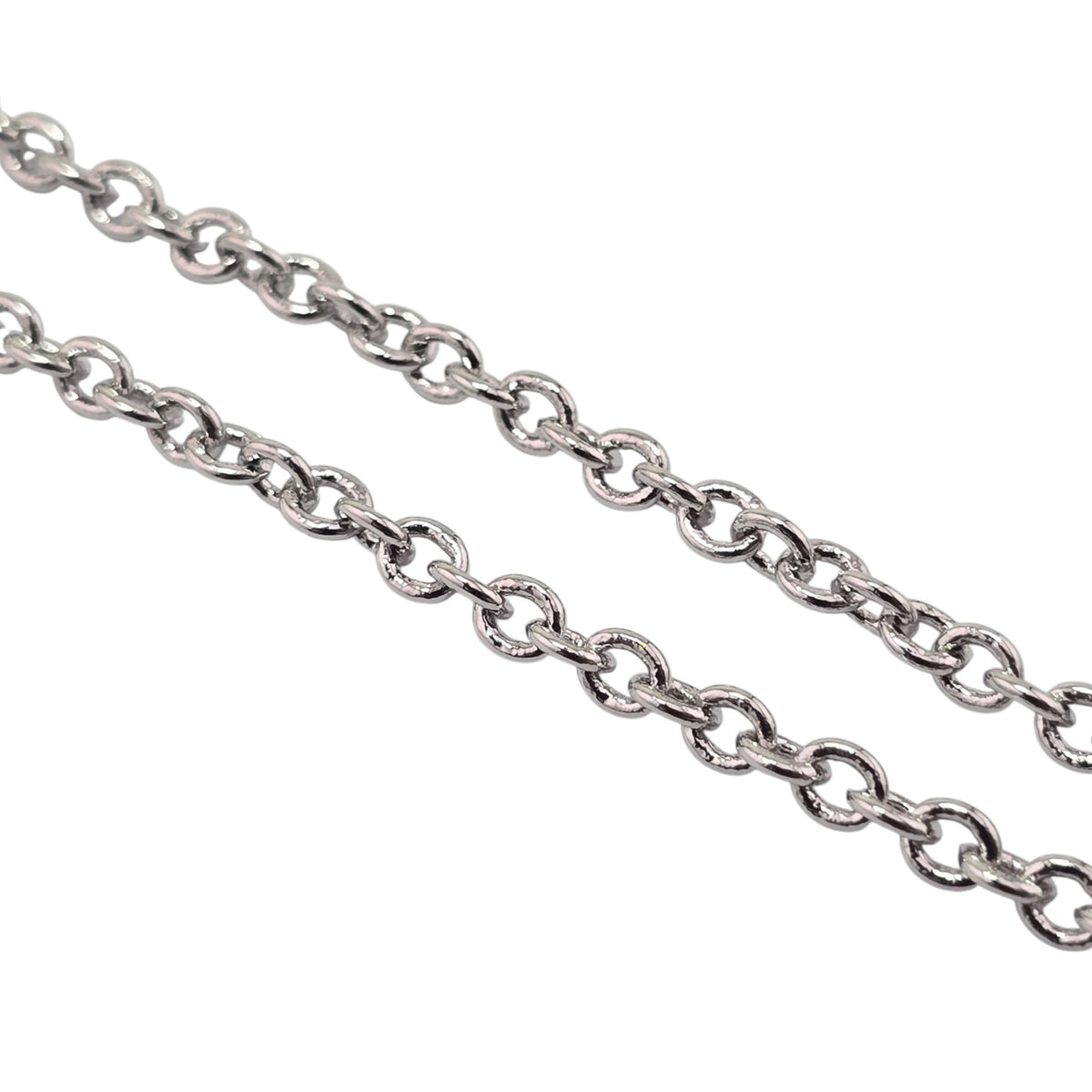 Chanel CC Silver White Star Necklace 2026 CHANEL