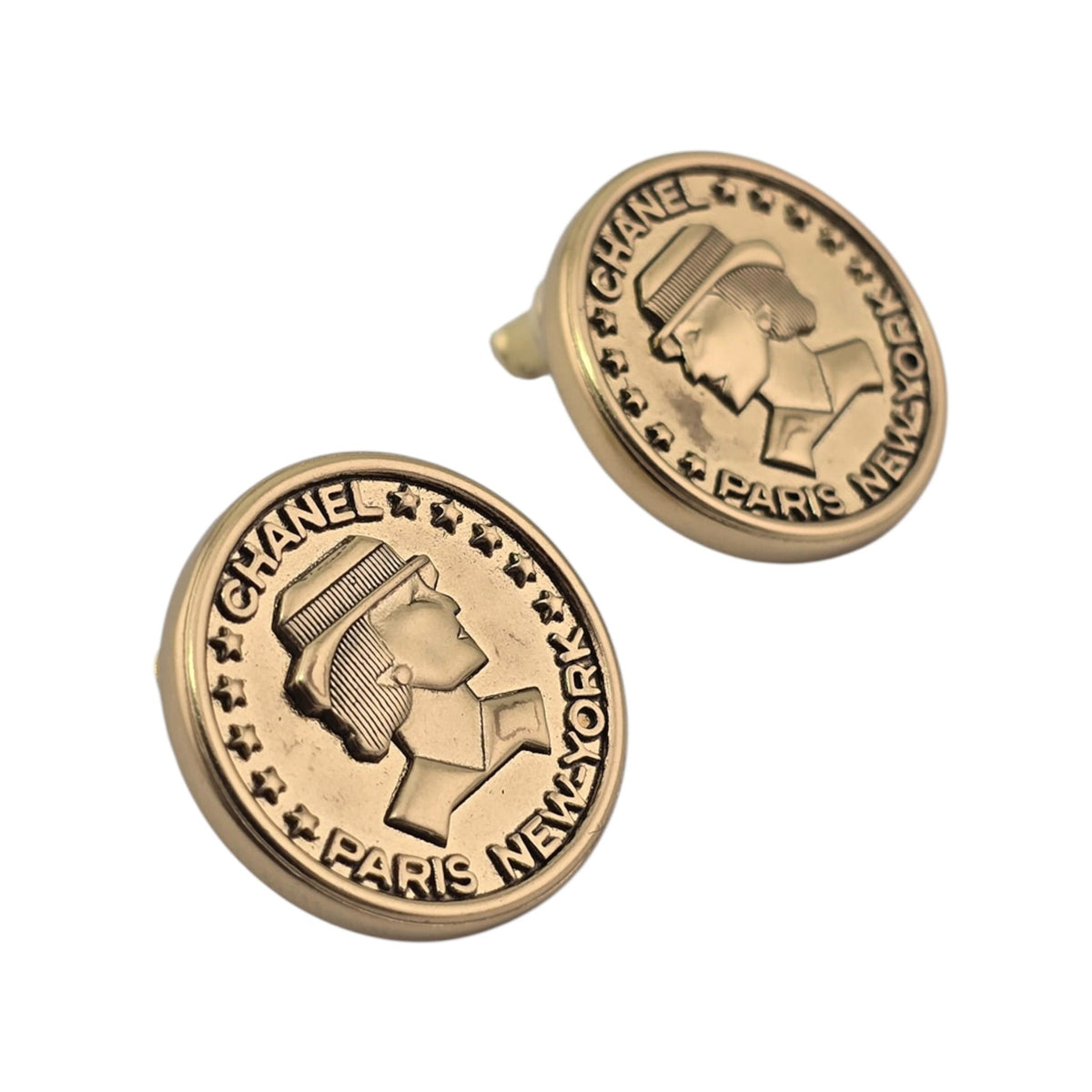 Chanel Gold Metier D’Art Earrings 2026 CHANEL