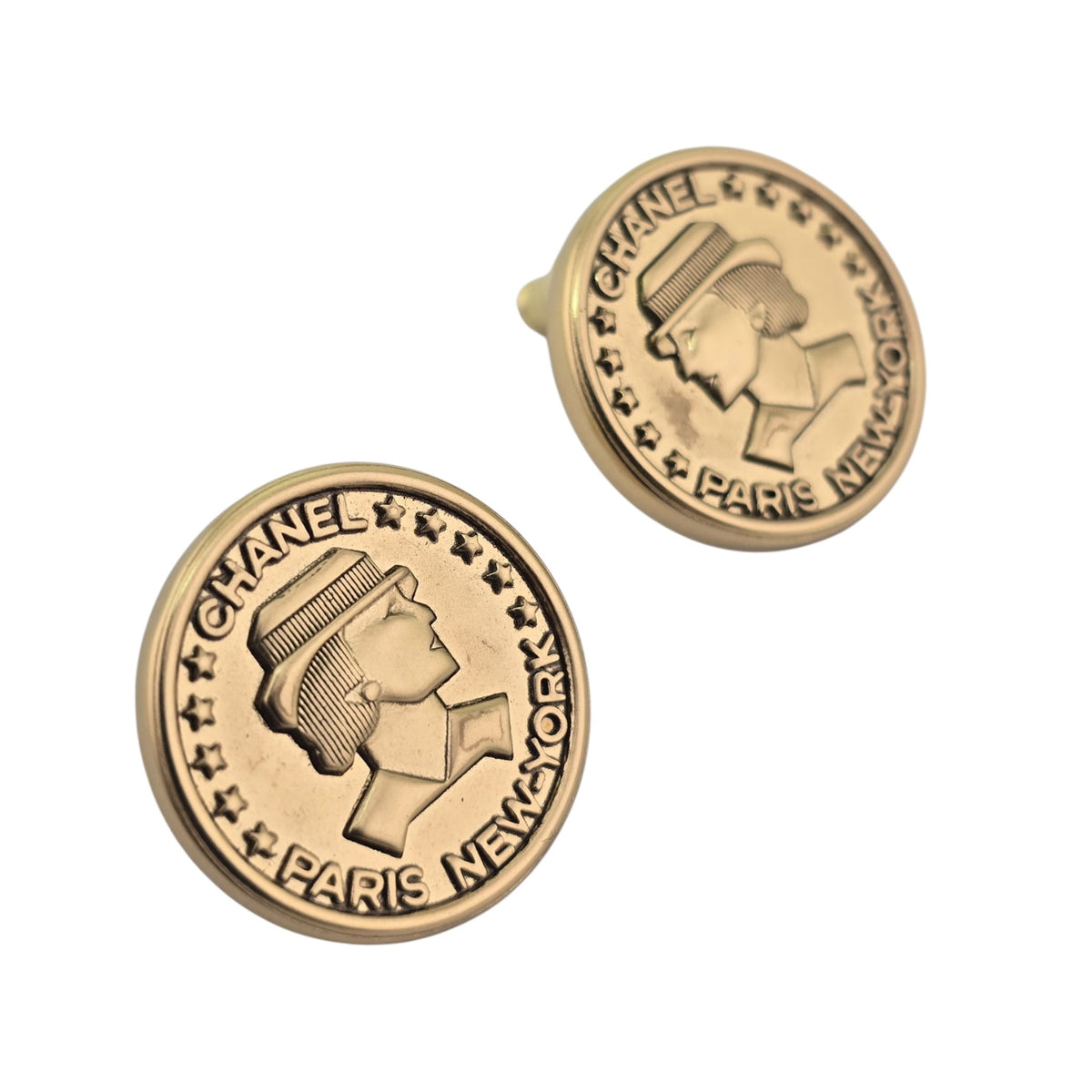 Chanel Gold Metier D’Art Earrings 2026 CHANEL