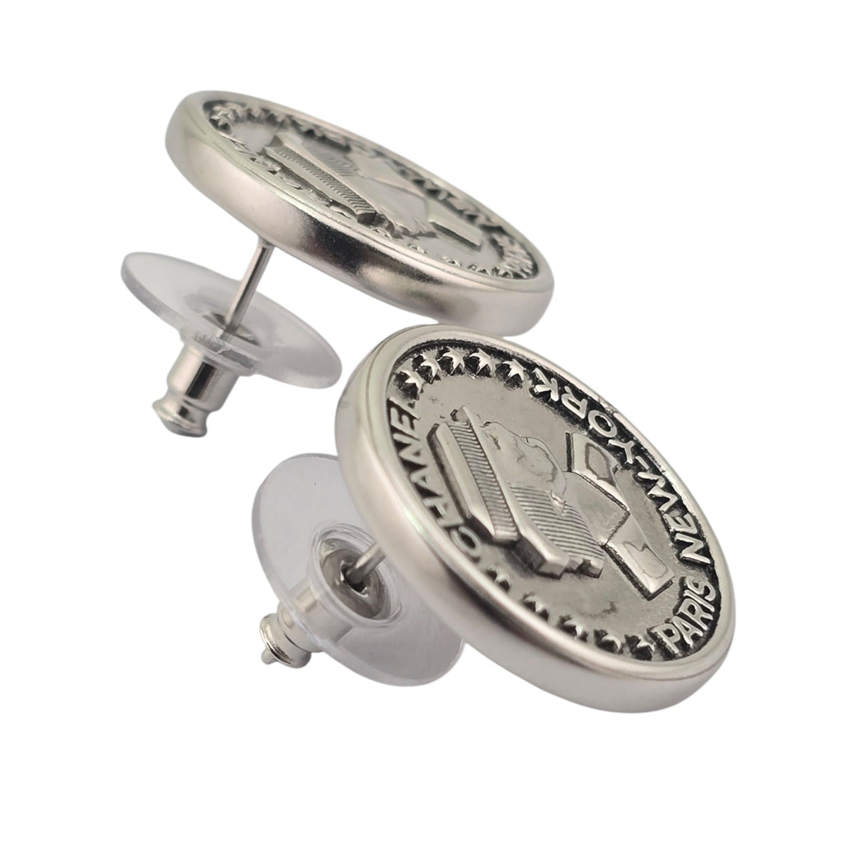 Chanel Silver Metier D’Art Earrings 2026 CHANEL