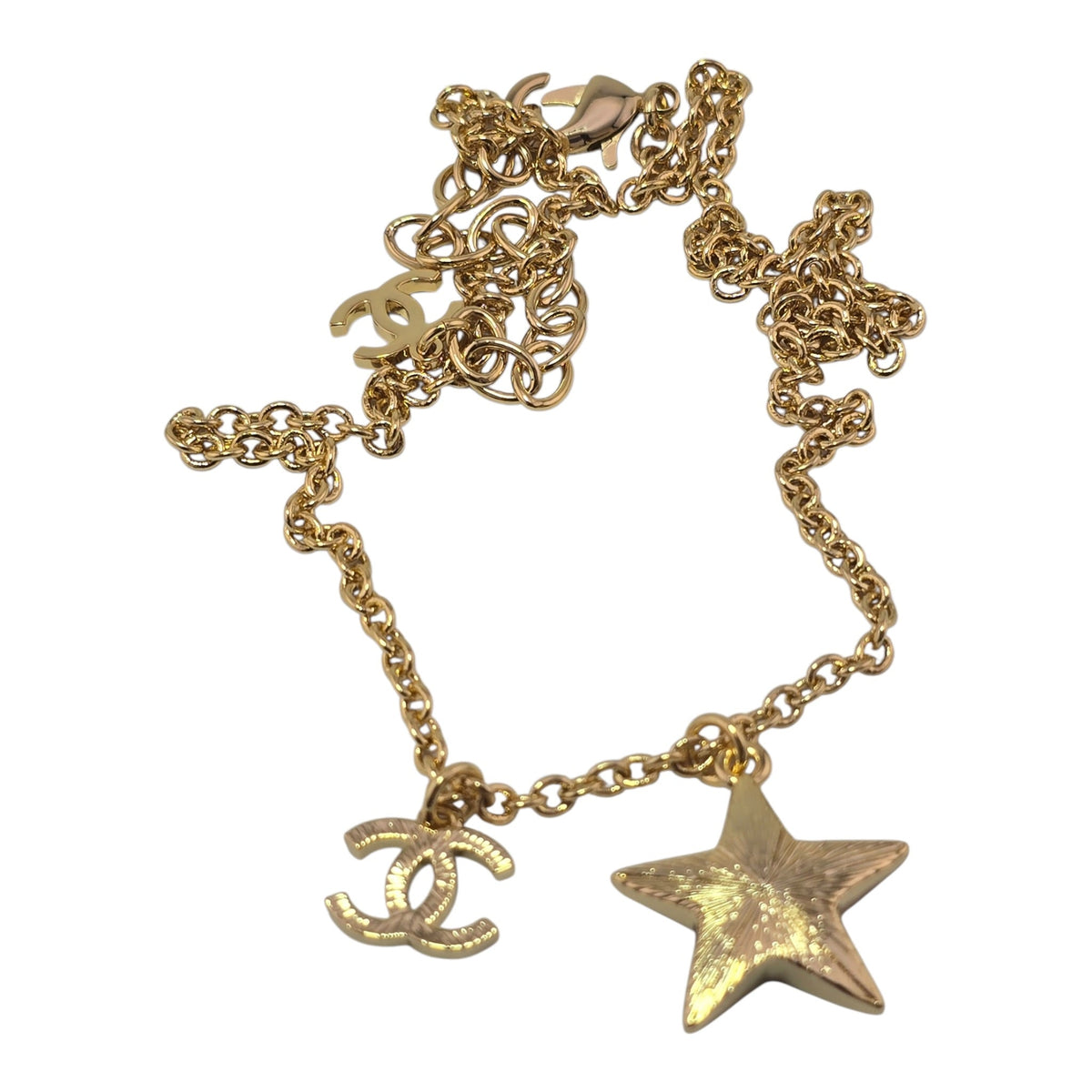 Chanel CC Gold Black Star Necklace 2026 CHANEL