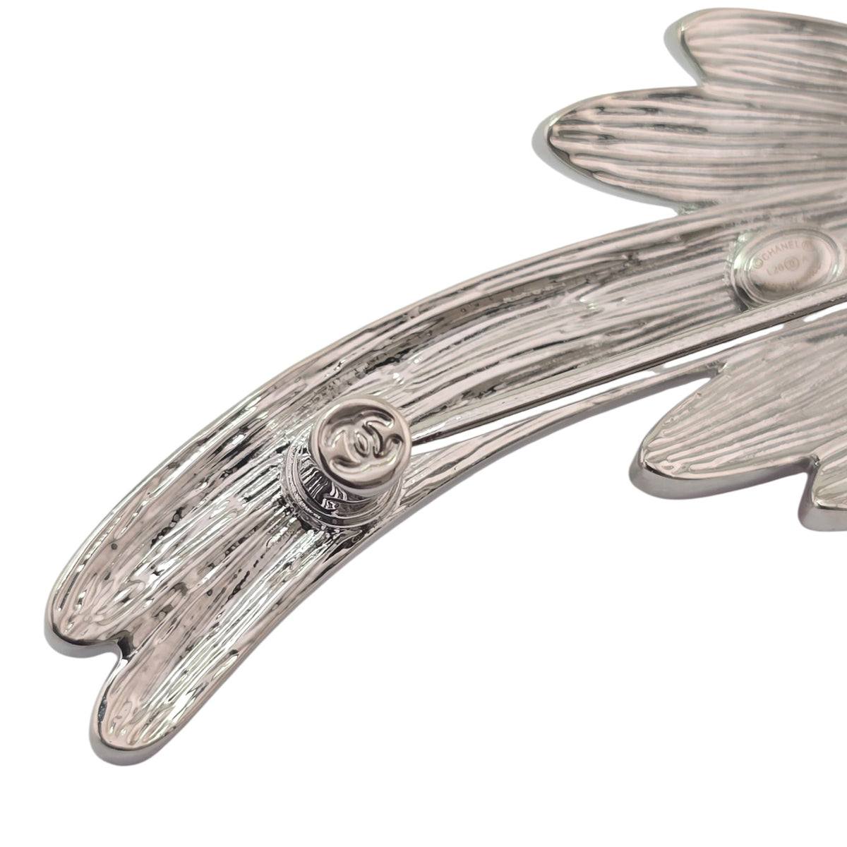 Chanel CC Bird Silver Crystal Brooch 2026 CHANEL