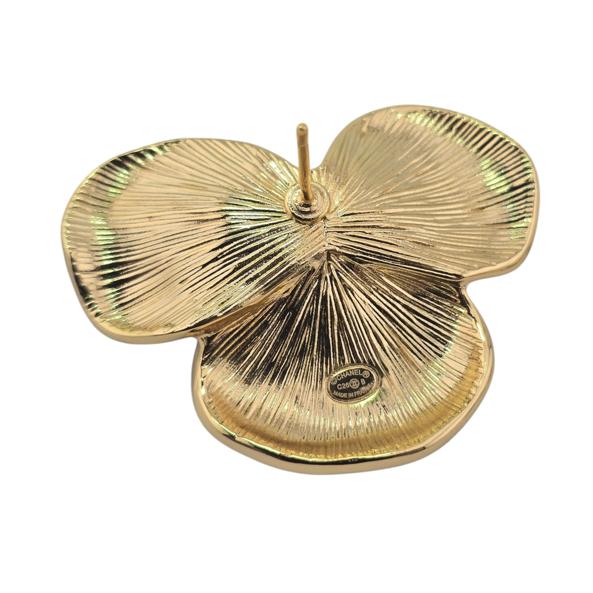 Chanel CC White Flower Stud Earrings FW 2026 CHANEL