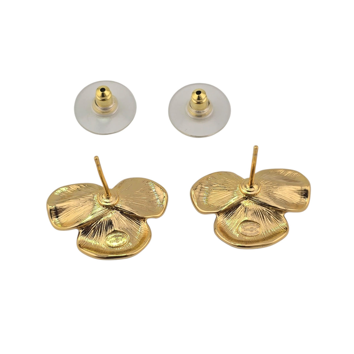 Chanel CC White Flower Stud Earrings FW 2026 CHANEL
