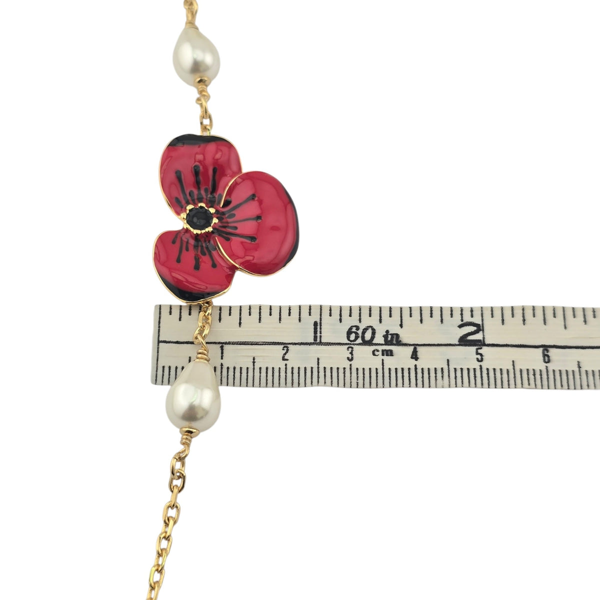 Chanel CC Red White Pink Flower Resin Choker Necklace FW 2026 CHANEL
