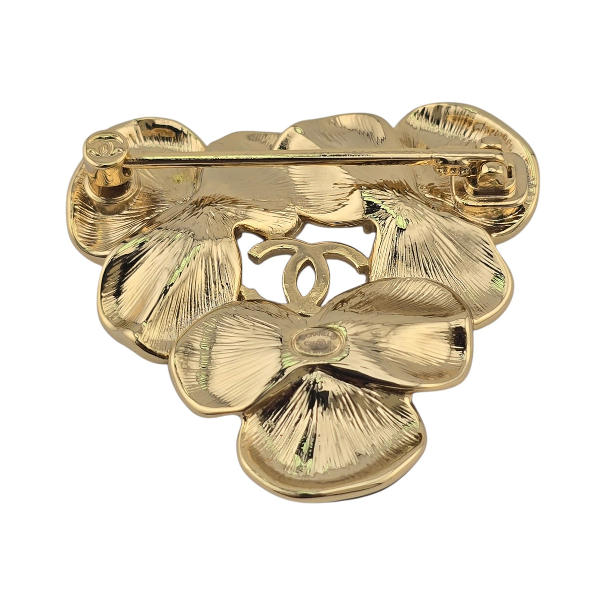 Chanel CC White Red Pink Flower Brooch FW 2026 CHANEL