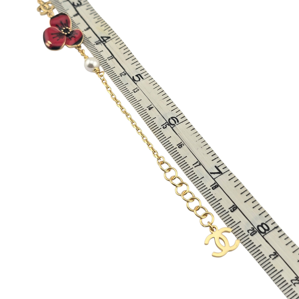 Chanel CC Red Flower Bracelet FW 2026 CHANEL