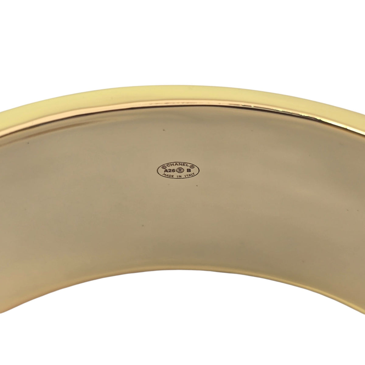 Chanel CC Black Gold Bangle 2026 CHANEL