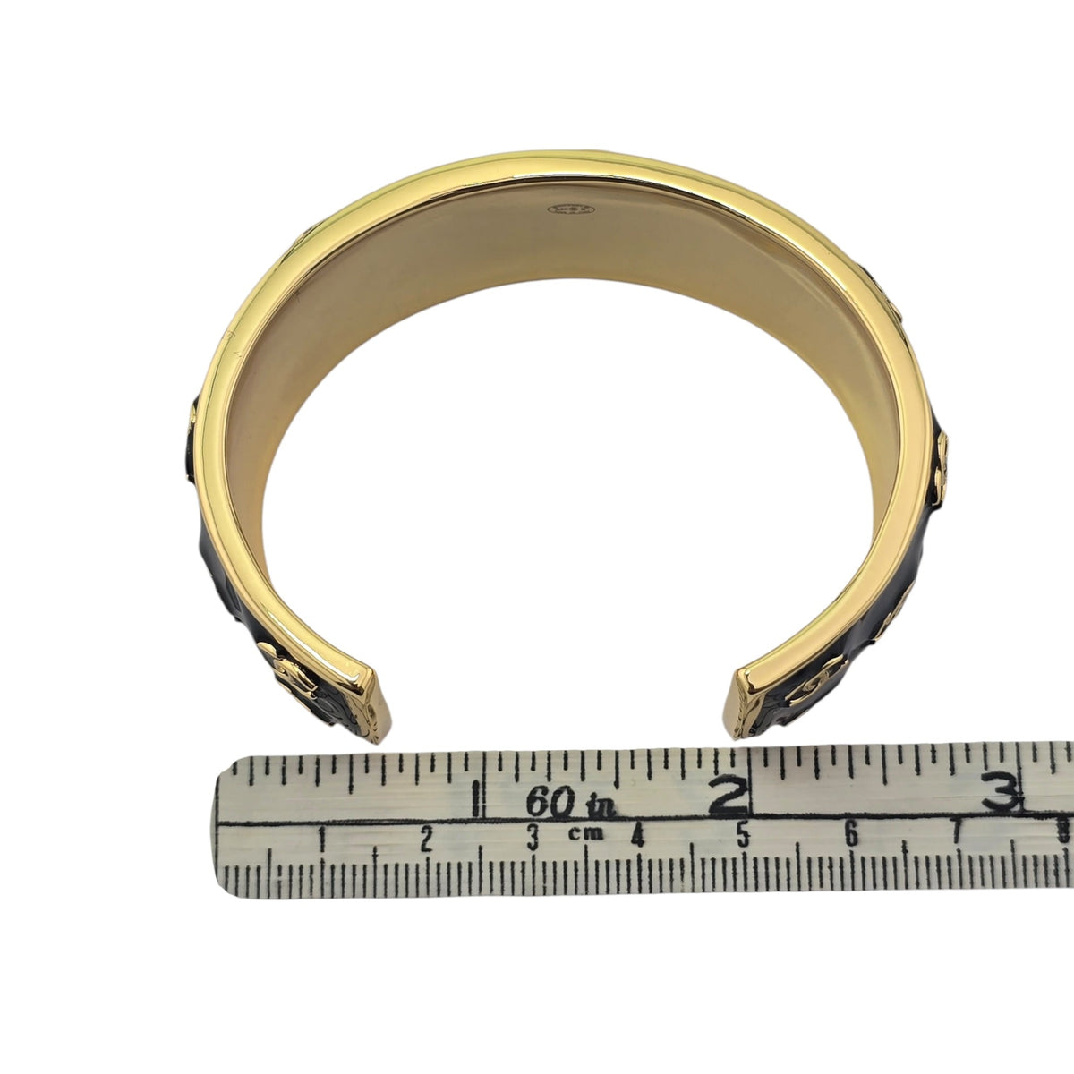 Chanel CC Black Gold Bangle 2026 CHANEL