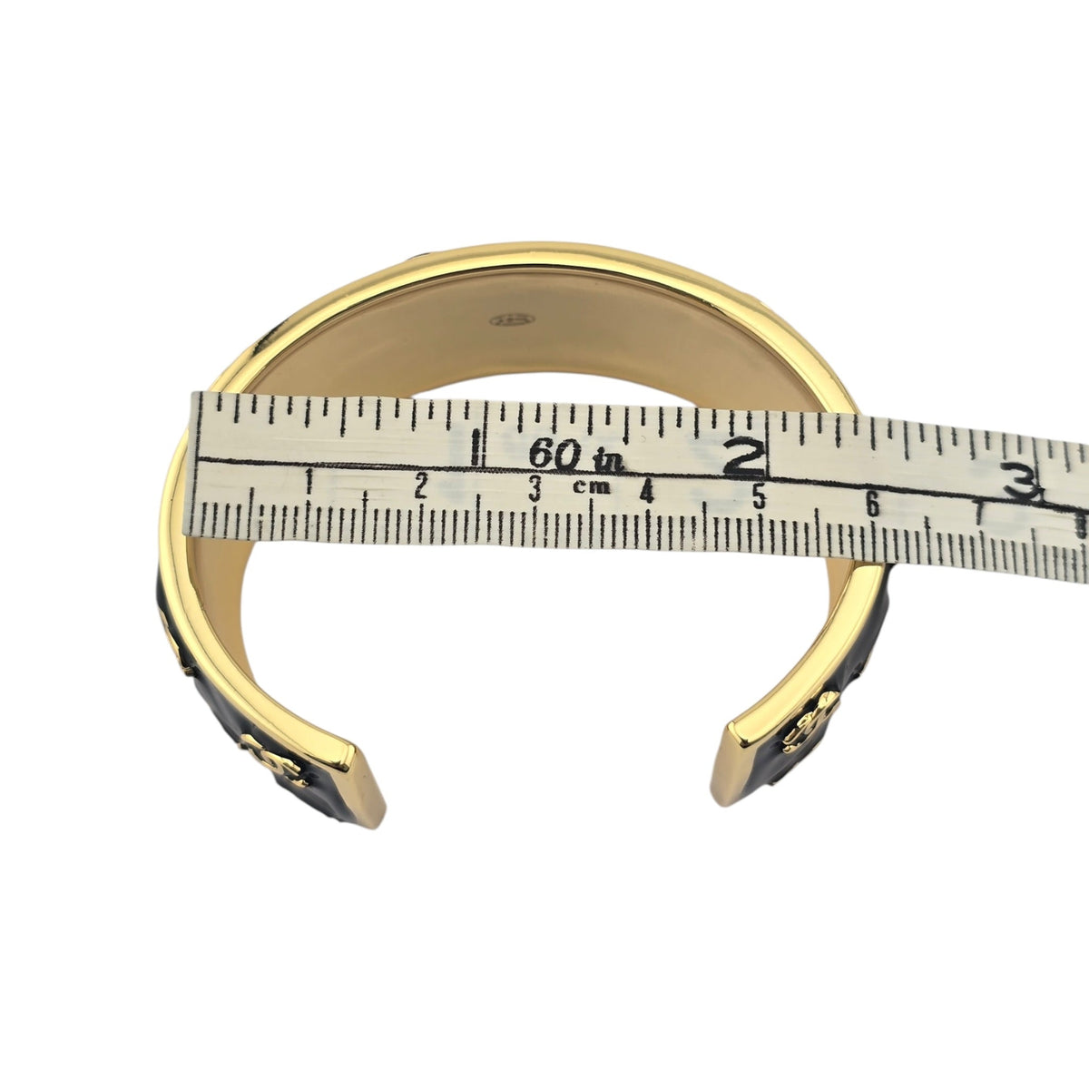 Chanel CC Black Gold Bangle 2026 CHANEL