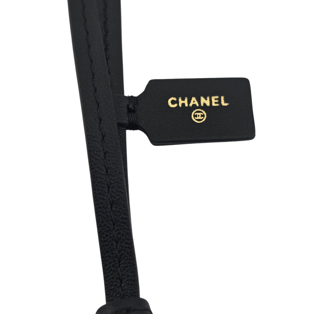Chanel CC Peanut Leather Gold Bag Charm 2026 CHANEL