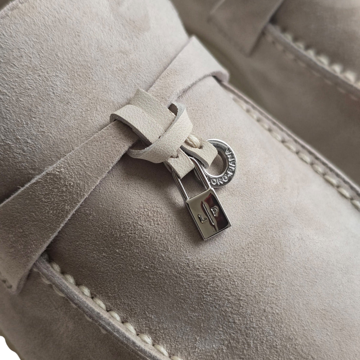 Loro Piana Summer Charms Walk Loafer - Pearl Powder - 39 LORO PIANA