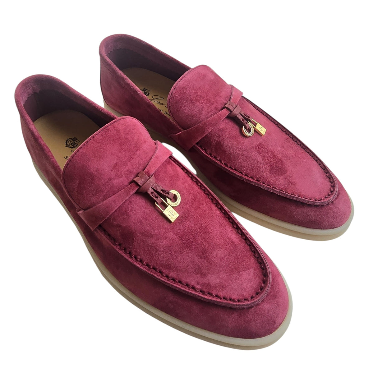 Loro Piana Summer Charms Walk Loafers - Rose - 40 LORO PIANA