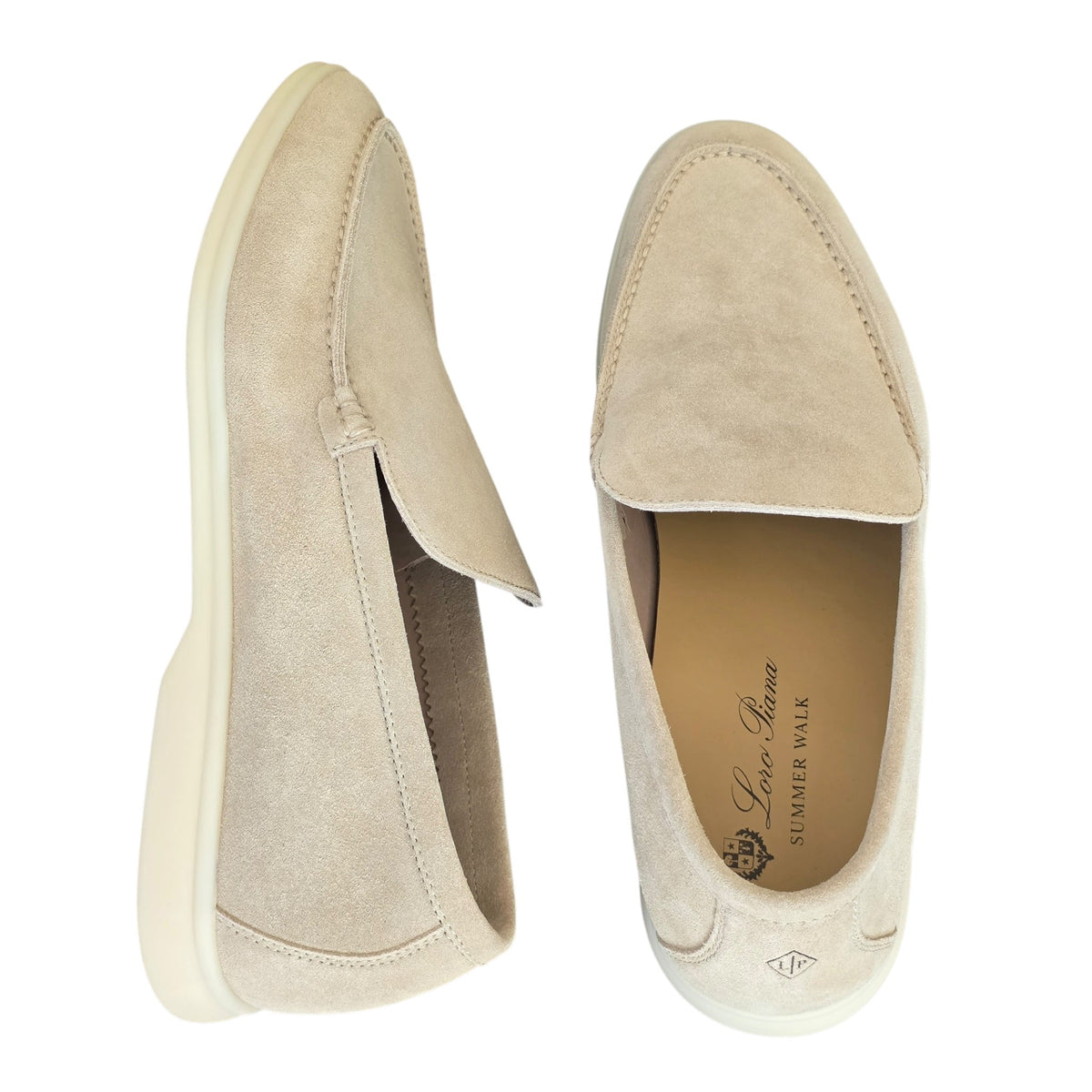 Loro Piana Summer Walk Loafer - Sandstone - 46 LORO PIANA