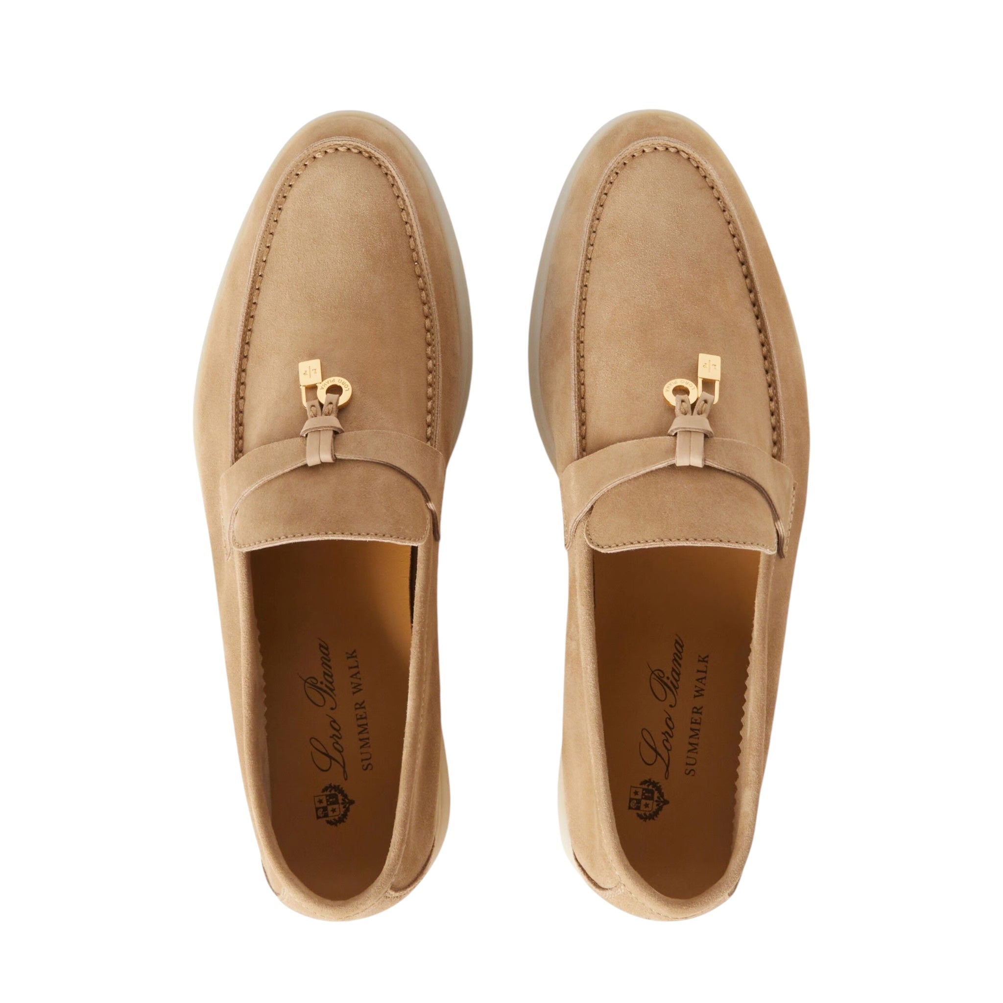 Loro Piana Summer Charms Walk Loafer - Sandstone - 40 LORO PIANA
