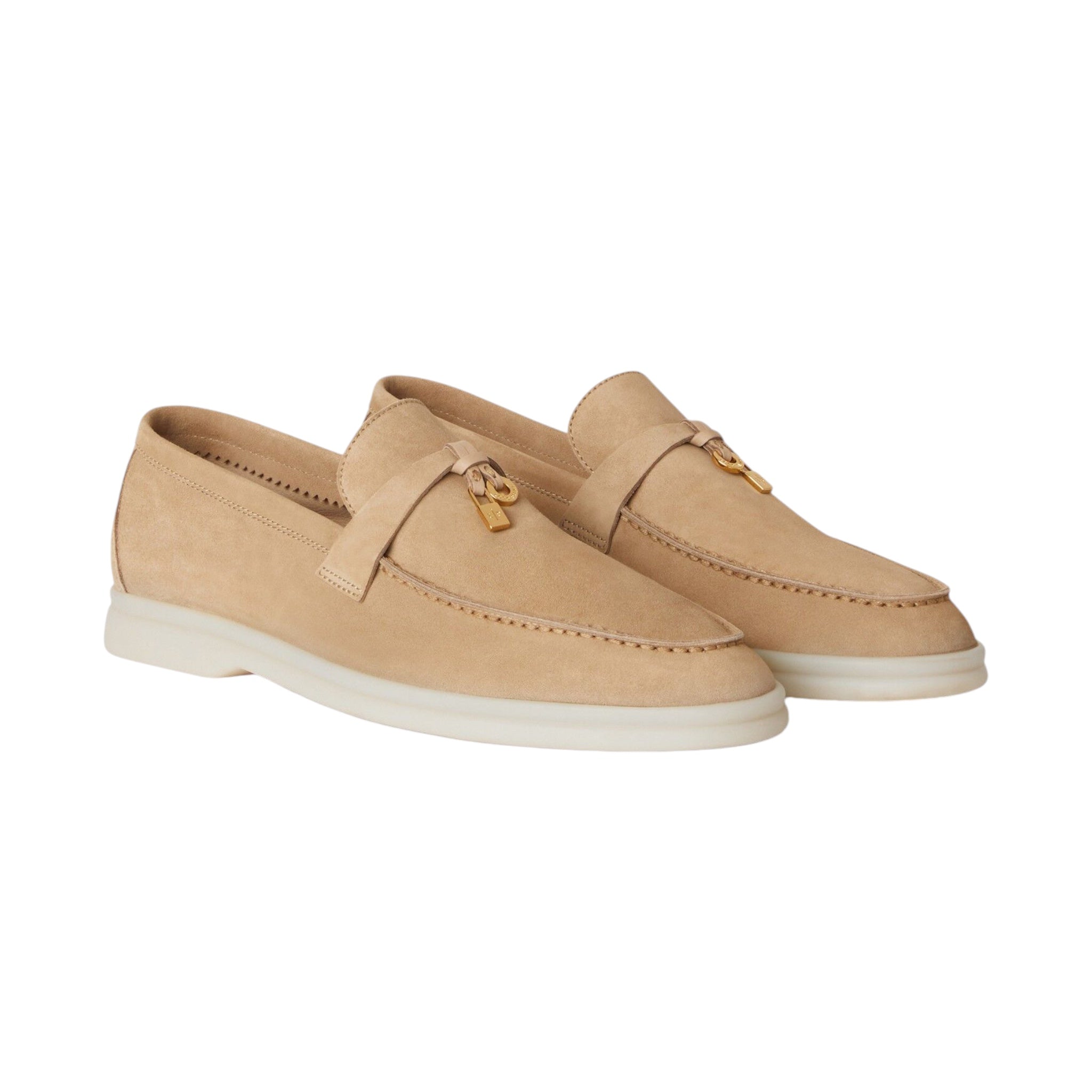 Loro Piana Summer Charms Walk Loafer - Sandstone - 40 LORO PIANA
