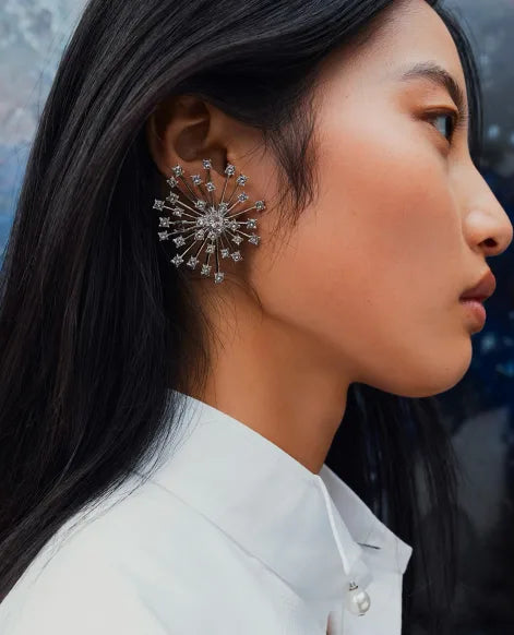 Chanel CC Stud Silver Earrings 2026 SS26 CHANEL