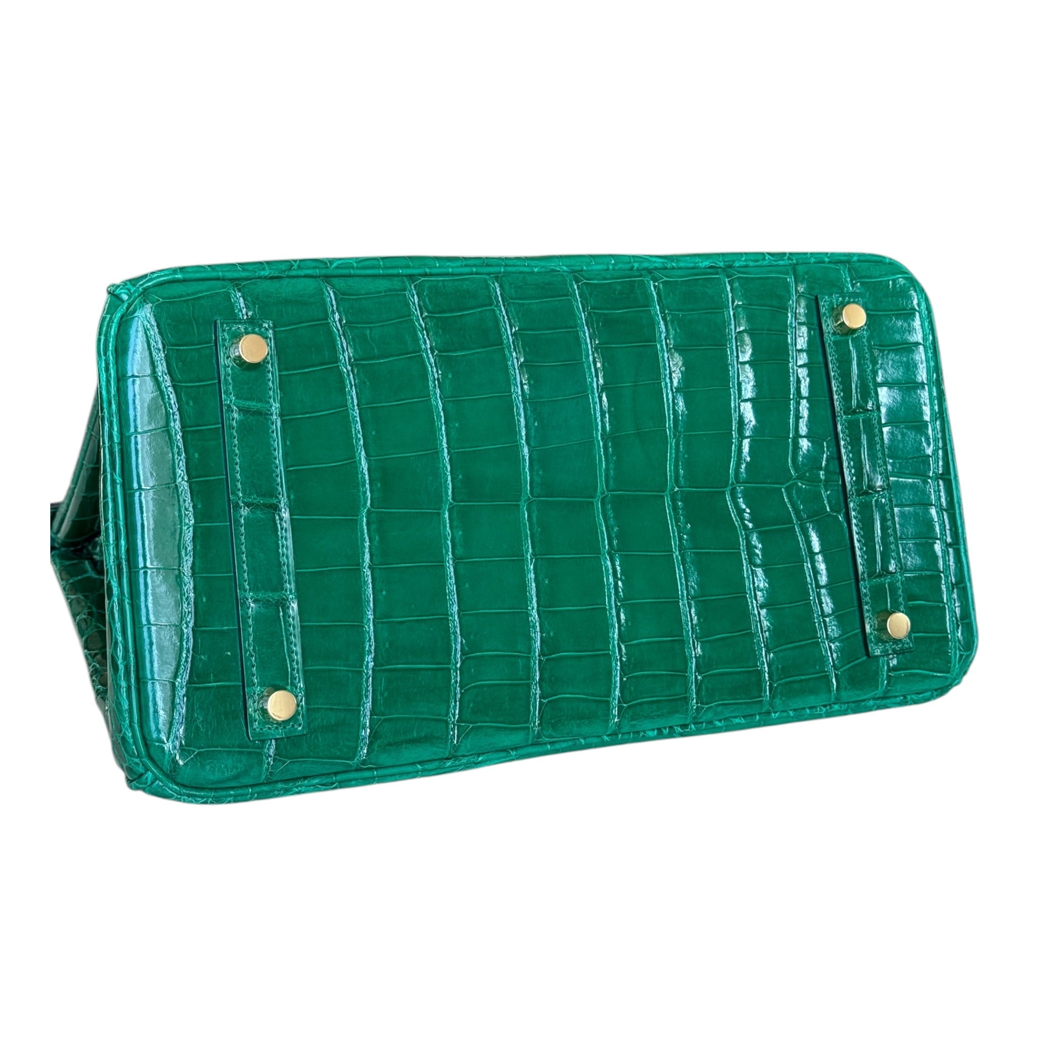 Hermès Birkin 30 Vert Emeraude Niloticus Crocodile GHW HERMES