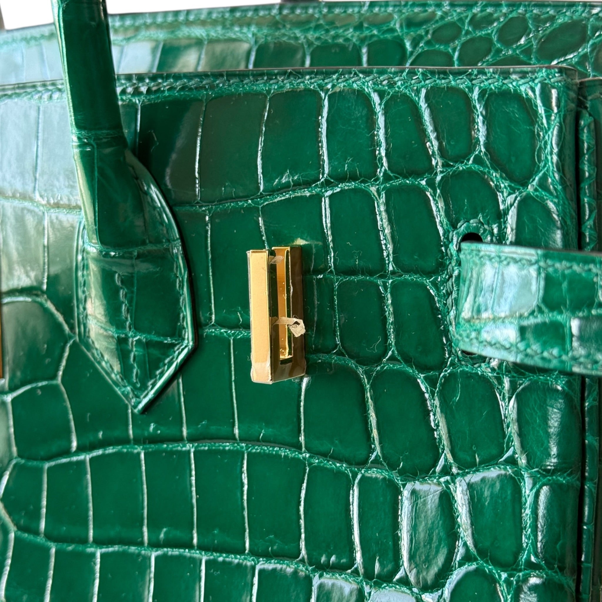 Hermès Birkin 30 Vert Emeraude Niloticus Crocodile GHW HERMES