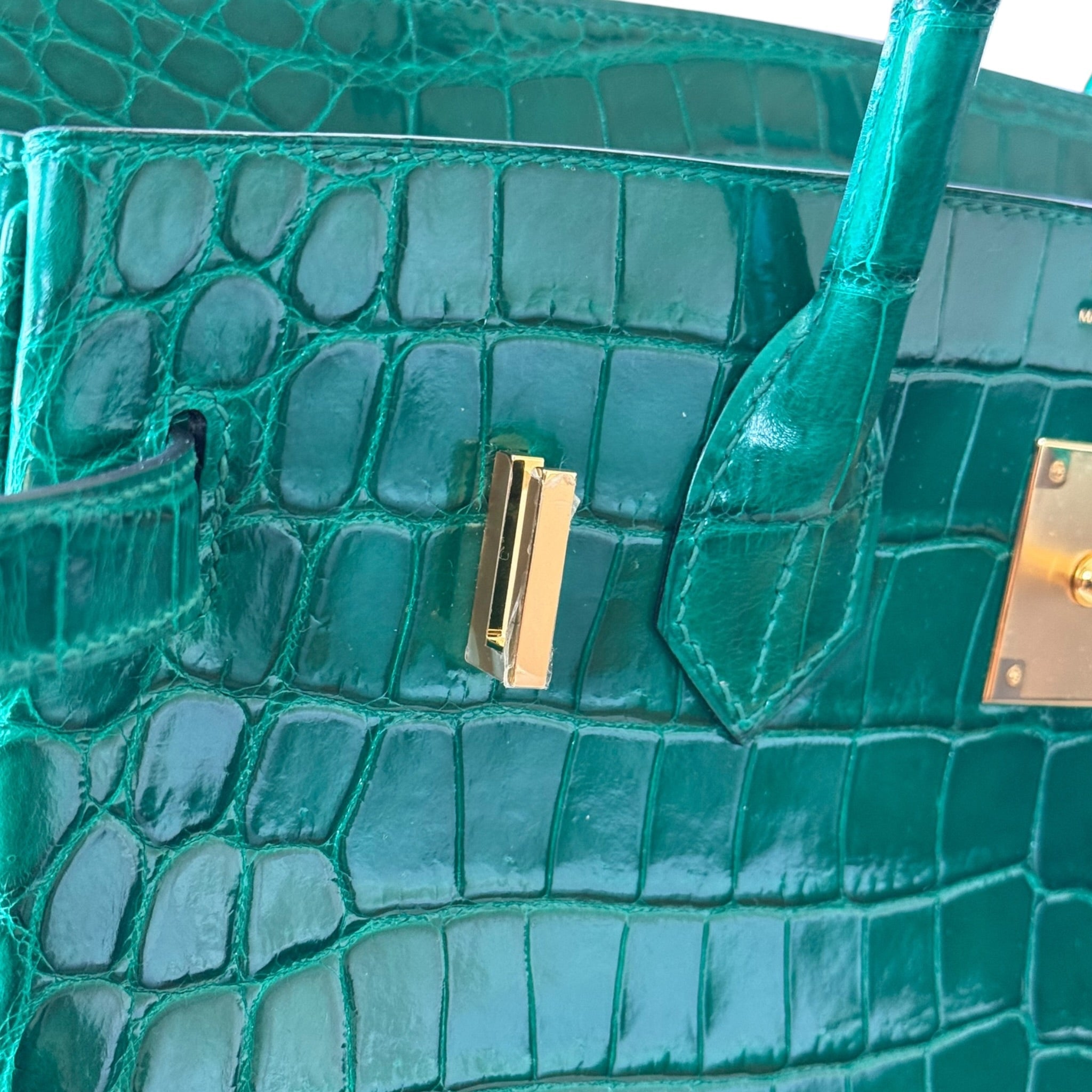 Hermès Birkin 30 Vert Emeraude Niloticus Crocodile GHW HERMES