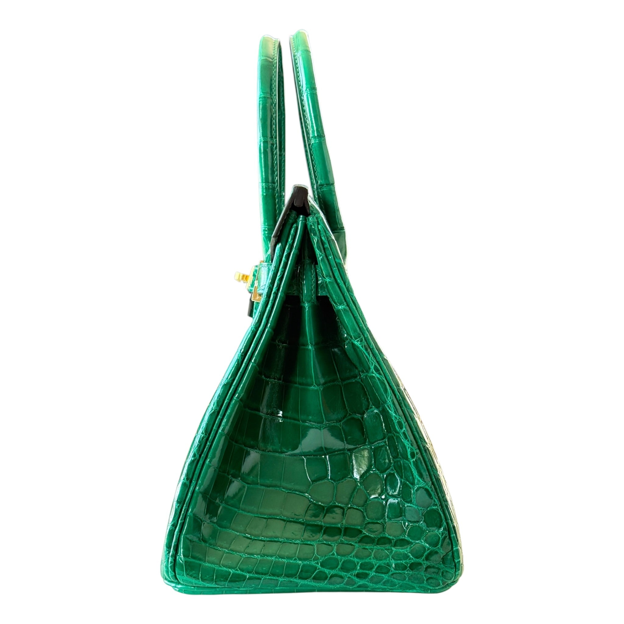 Hermès Birkin 30 Vert Emeraude Niloticus Crocodile GHW HERMES