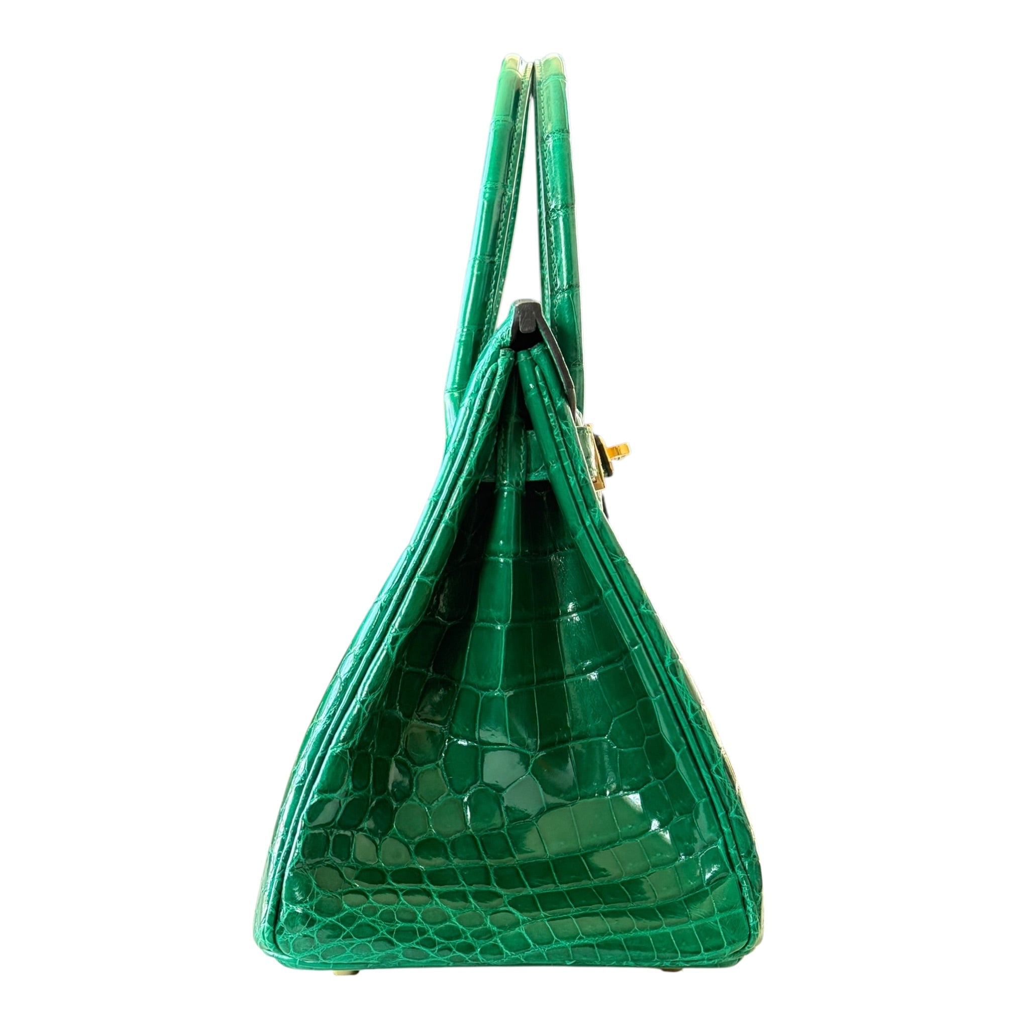 Hermès Birkin 30 Vert Emeraude Niloticus Crocodile GHW HERMES