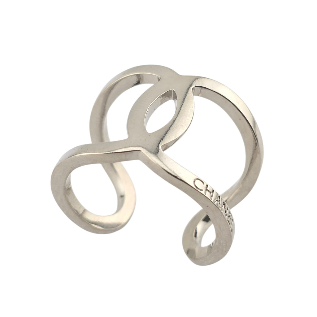 Chanel CC Silver Ring 2016 CHANEL
