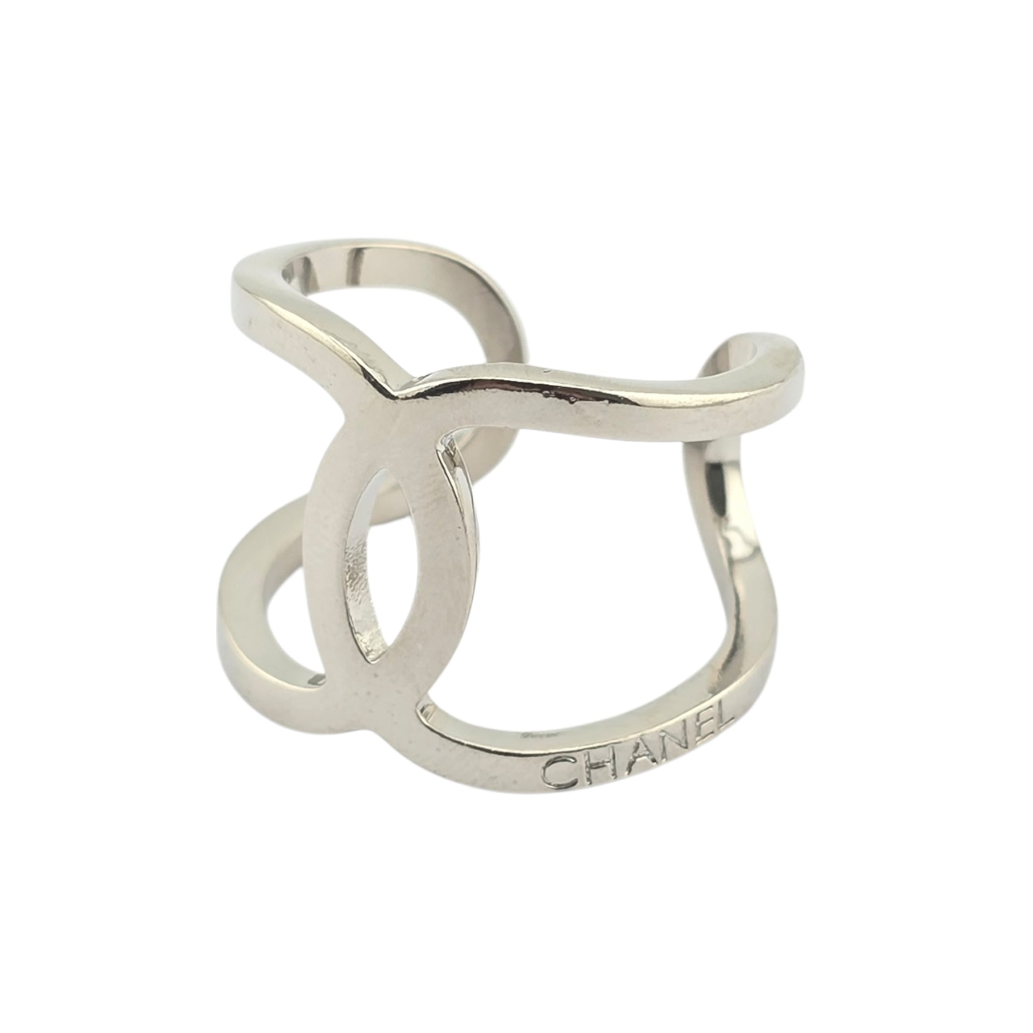 Chanel CC Silver Ring 2016 CHANEL