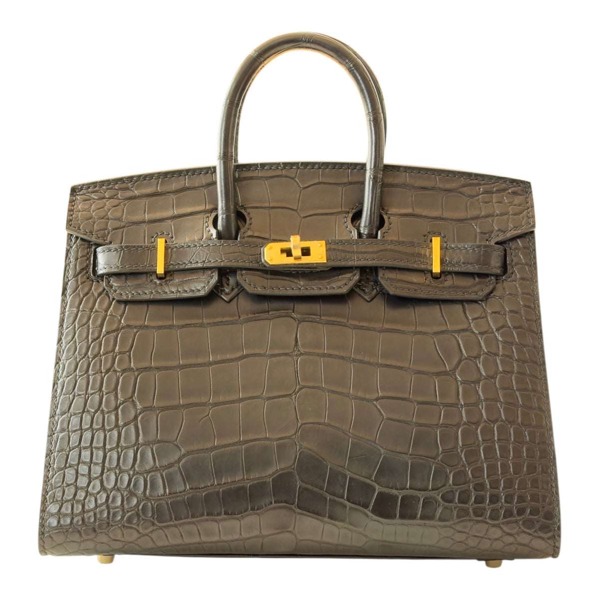 Hermès Birkin 20 Noir Alligator Gold Hardware HERMES